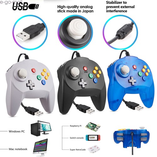 Usb n64 mini wired game - n64,